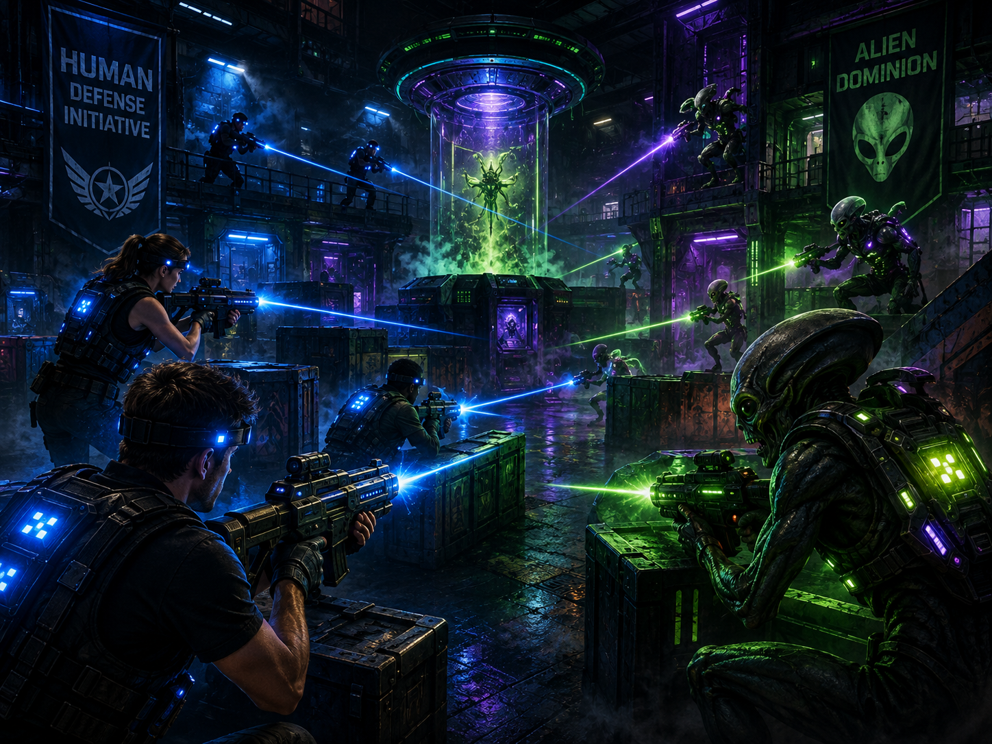 Aliens V Humans game mode
